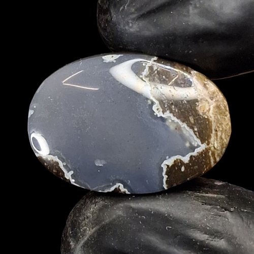 حجر عقيق خرائطي طبيعي