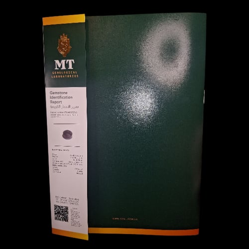 حجر زوسيت عين الهر طبيعي مفحوص و موثق بشهادة مختبر