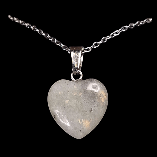 اكسسوار تعليقة حجر الطاؤوس الطبيعي قصة قلب مفحوص و...