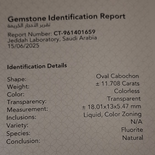 حجر فلورايت بارتي كلوريد طبيعي مفحوص و موثق بشهادة...