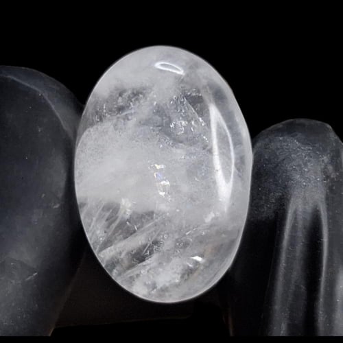 حجر الدر روك كوارتز طبيعي