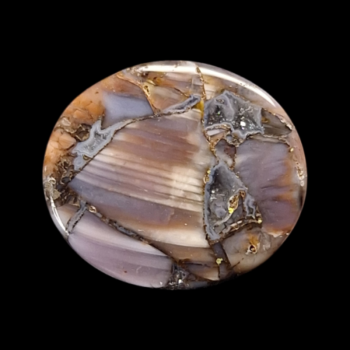 حجر العقيق متعدد الألوان