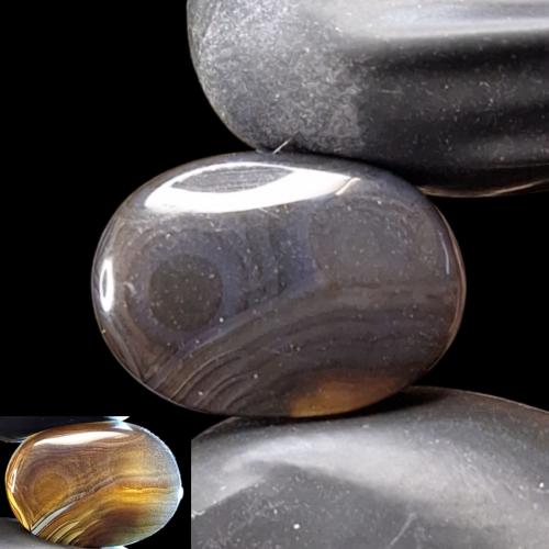 حجر عقيق تمري جزع طبيعي