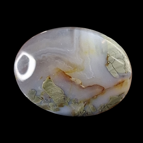 حجر عقيق مزهر طبيعي