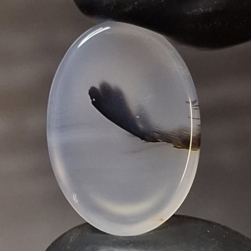 حجر عقيق شجري طبيعي