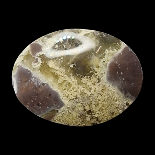 حجر عقيق خرائطي طبيعي