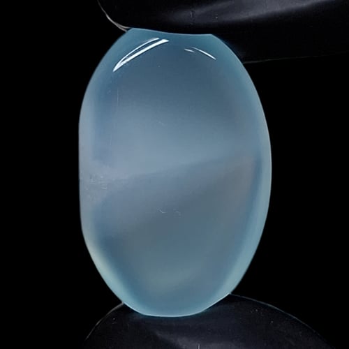 حجر عقيق ازرق سماوي ثلجي تشكيل رائع طبيعي مفحوص بش...