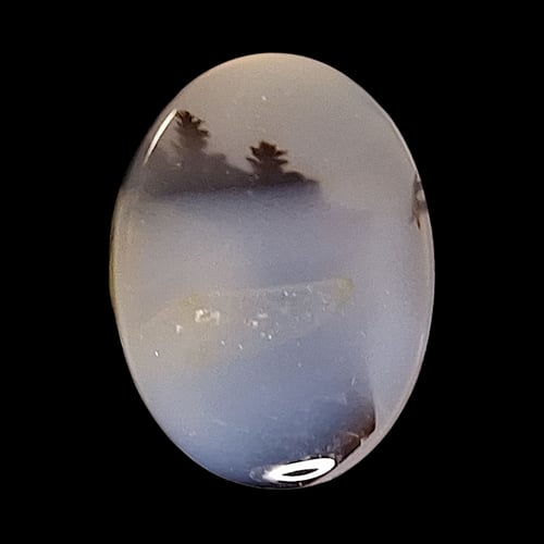 حجر عقيق شجري طبيعي