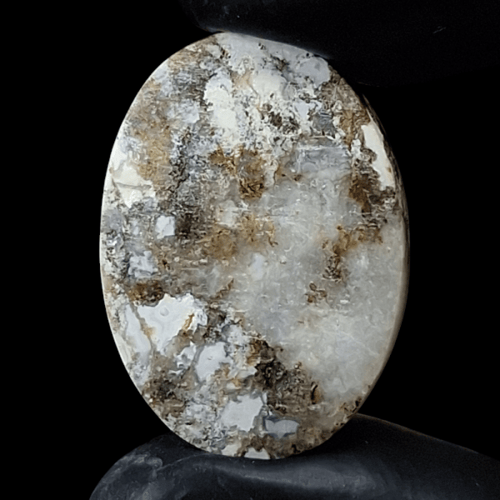 حجر عقيق داؤدي مصور هيئة عيون طبيعي