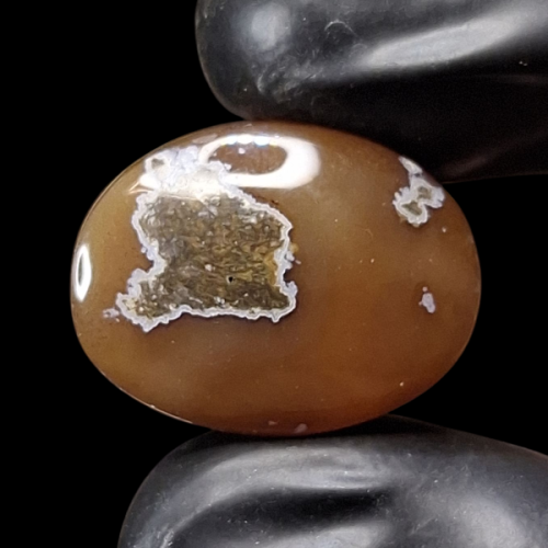 حجر عقيق خرائطي طبيعي