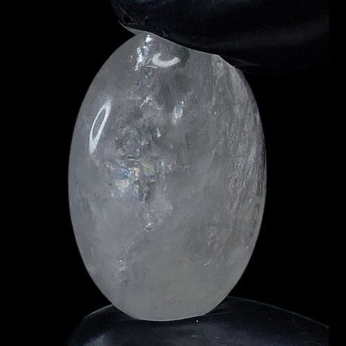 حجر الدر روك كوارتز كوارتز الطبيعي مفحوص بشهادة مخ...