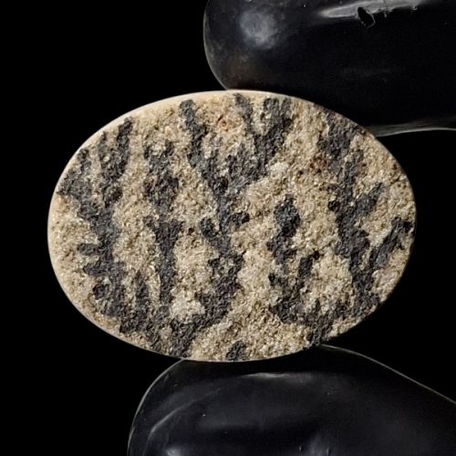 حجر اكاسيد منغنيز شجري طبيعي