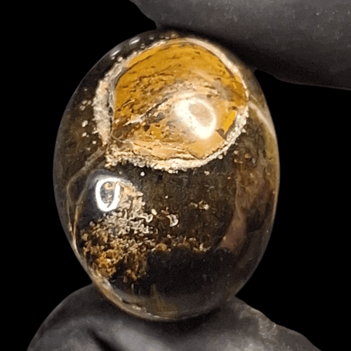 حجر عين النمر طبيعي تحفة للاقتناء او الاهداء