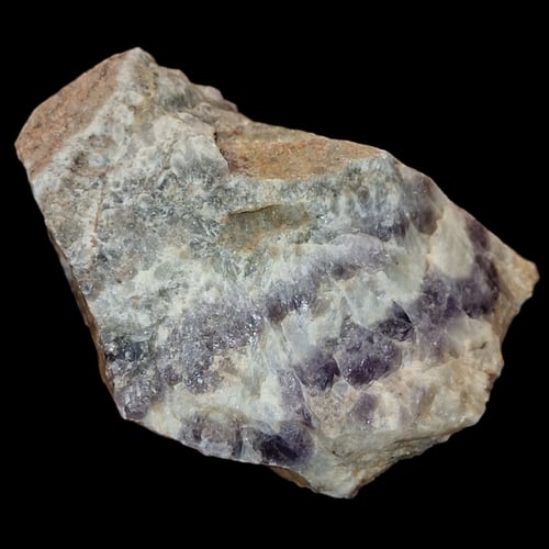 حجر عروق جمشت خام طبيعي تحفة للإقتناء أو الإهداء