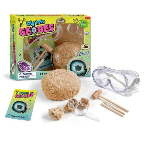 لعبة البحث والتنقيب عن الأحجار الجيود