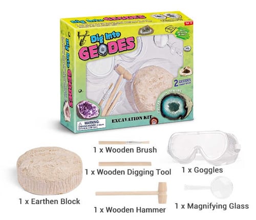 لعبة البحث والتنقيب عن الأحجار الجيود