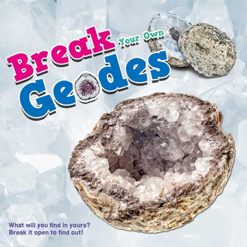 لعبة البحث والتنقيب عن الأحجار الجيود