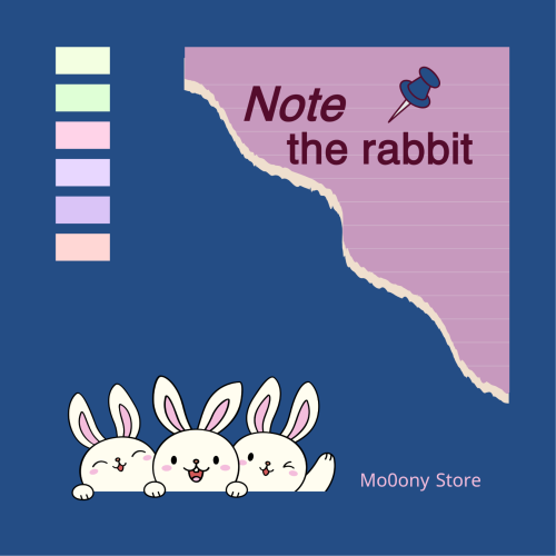 Rabbit notebook قابل للطباعه