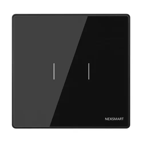 NEXSW-TB-2G-Z — مفتاح حائط ذكي Zigbee ثنائي (2 Gan...