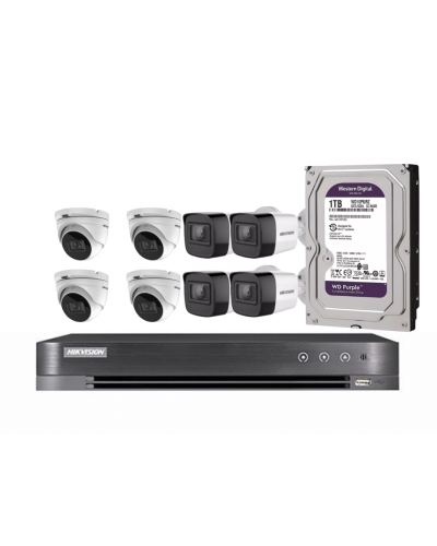 8 كاميرا مراقبة 8 ميجا بكسل خارجي + داخلية + جهاز...