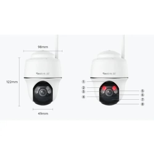 كاميرا لاسلكية مستقلة تعمل بالطاقة الشمسية/البطاري...