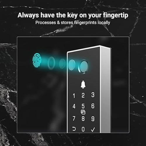 EZVIZ قفل حافة ذكي DL03 برو - يدعم البلوتوث وواي ف...