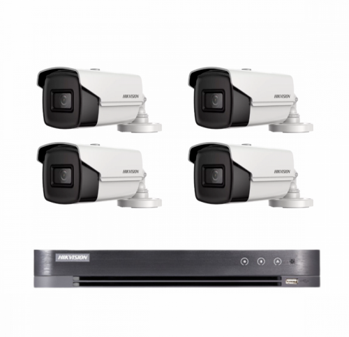 عدد 4 كاميرات 8 ميجـا - خارجية رؤية ليلية 60 متر م...