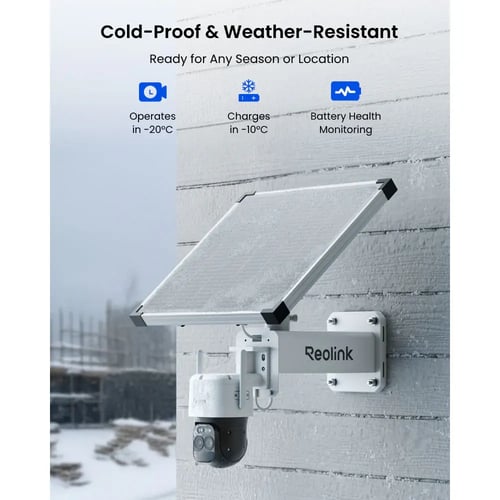 كاميرا مراقبة Reolink Trackmix LTE Plus 2 مع لوحة...