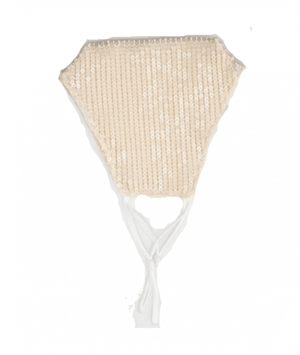 كمامة حفلات نسائية لامعة Shiny face mask party