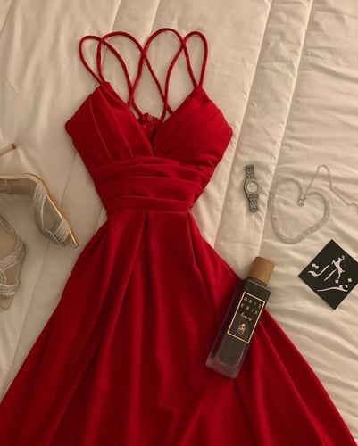 فستان ناعم لونين