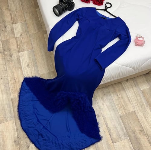 فستان انيق بقماش كريب