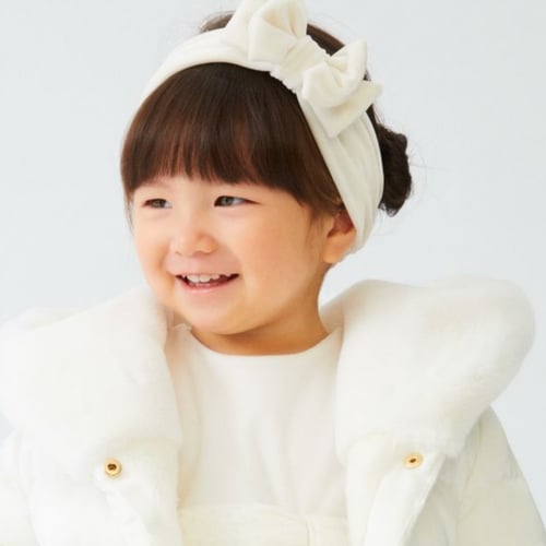 ربطة للشعر مخمل اوف وايت