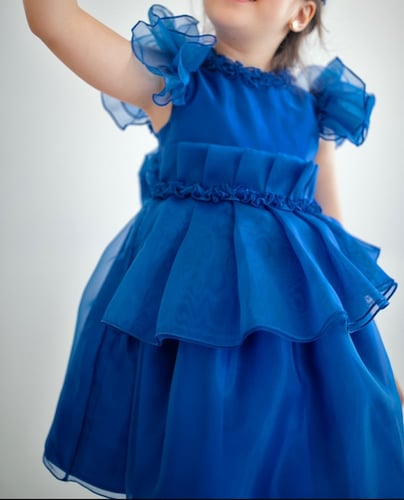 فستان اورقنزا نيلي