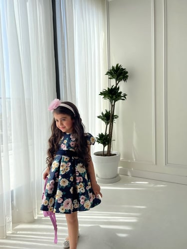 فستان فلورال تفته