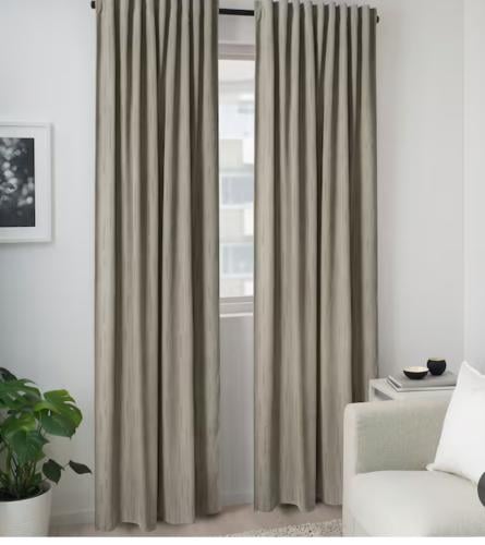 زوج ستائر بيج 290*300