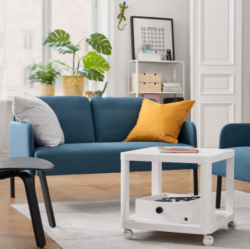 كنبه بمقعدين ازرق