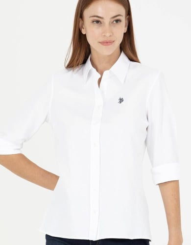 قميص ابيض بشاره كحليه