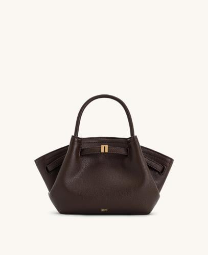 شنطه جلد بني غامقJW