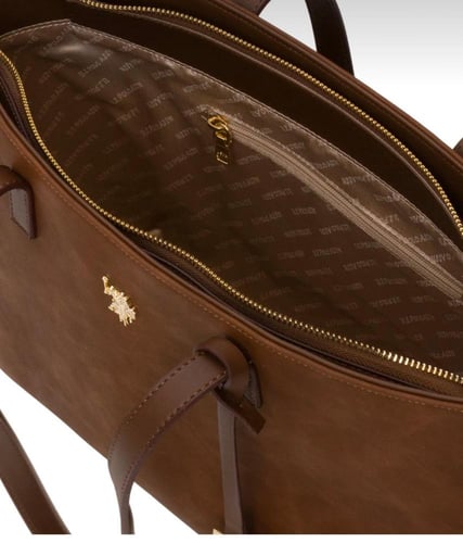 شنطه كبيره بولو بني غامق