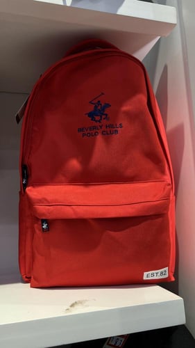 مجموعة شنطه بولو احمر