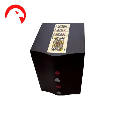 بوكس ورق بلوت - علبة خشبية فاخرة للعبة البلوت