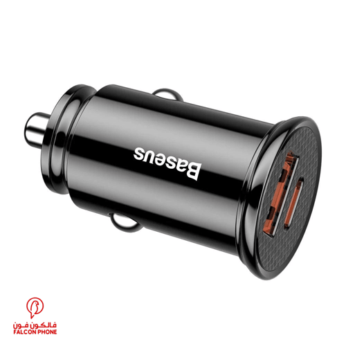 شاحن سيارة Baseus منفذين USB-A و USB-C بقوة 30 وات