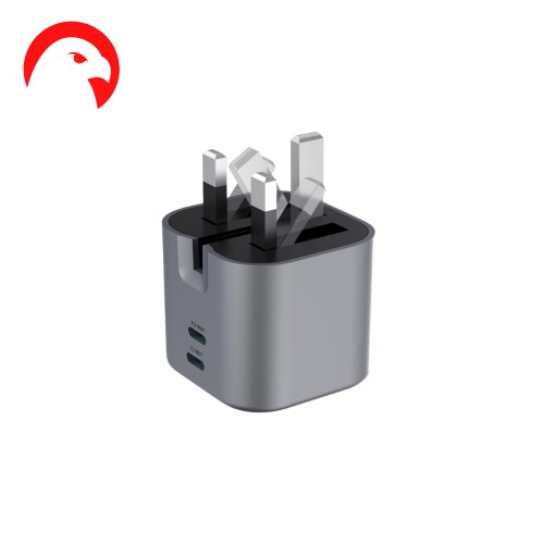 شاحن EONE GaN 45W جداري سريع بمخرجين قابل للطي Fol...