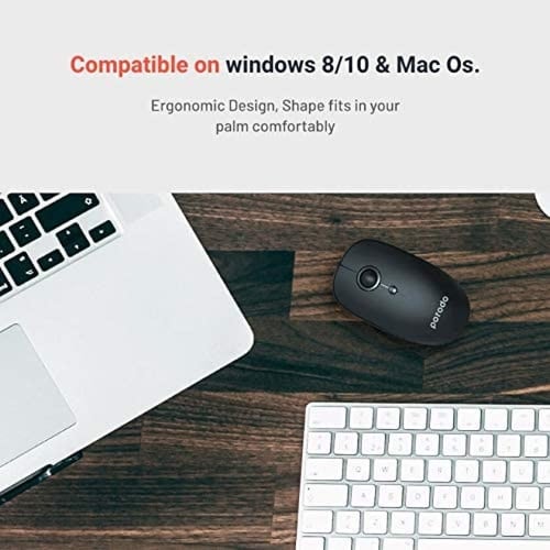 ماوس لاسلكي 2 في 1 من بورودو Porodo