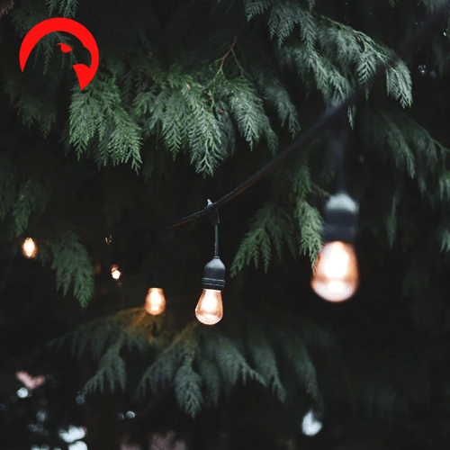 عقد اضاءه تخييم وزينه بالطاقه الشمسيه 20 متر