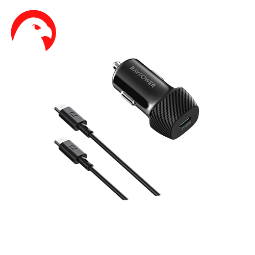 شاحن سيارة راف باور 20 واط بايونير منفذ تايب سى مع...