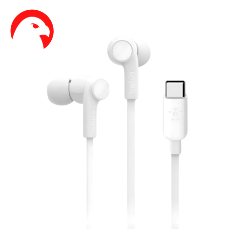 سماعة ايفون تايب سي سلك بيلكن - ربل معتمدة - USB-C