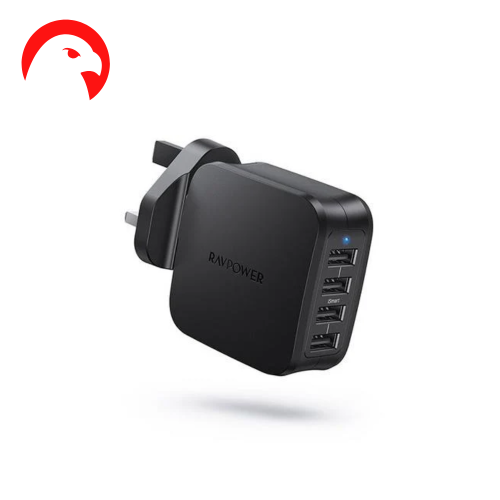 شاحن منزلي بأربعة منافذ من RavPower