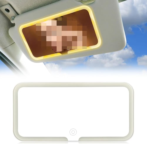 مرآة الشماسة Led لاسلكية متعددة الاضاءة للسيارة