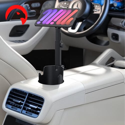 حامل جوال مغناطيسي للسيارة بمكان الأكواب - ذراع طو...